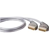 XHT801-150 Silver Plated Scart To Scart 1.5m