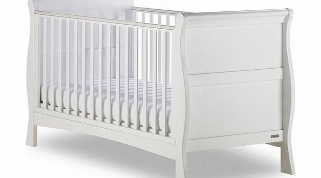 Izziwotnot Bailey Sleigh Cot Bed (White)
