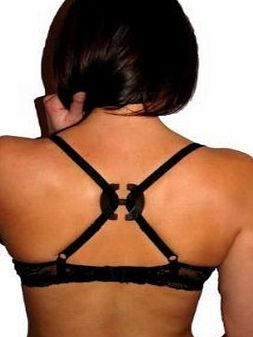 Set of 6 2xBlack 2xNude 2xClear BRA STRAP HOLDERS Stops Your Bra Straps Slipping Off Your Shoulders - iZKA One Stop Shop For All Your Accessory Needs