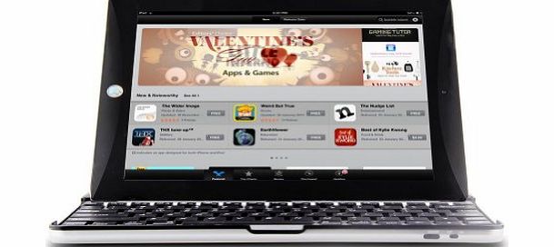 izzibuyer iPad-2 Aluminium Bluetooth Keyboard / Stand / Carry Cover