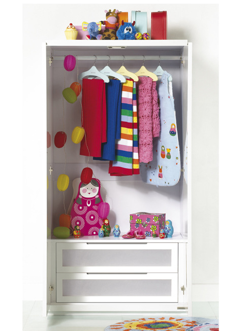 Izziwotnot Skyline 1 Door Wardrobe