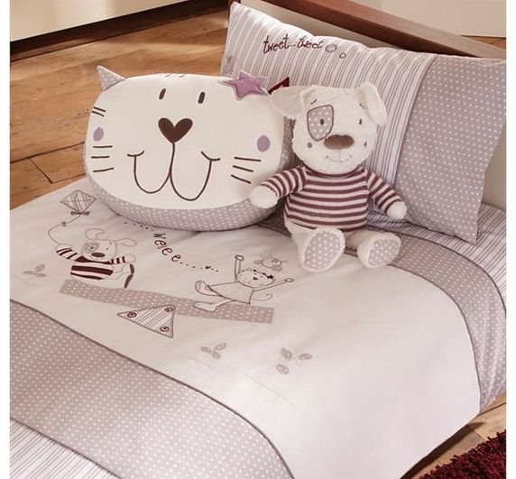IzziWotNot Time to Play Cot Bed Bed Duvet Cover