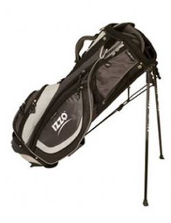 Izzo GLIDER STAND BAG Black/Red/Silver