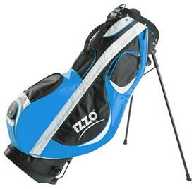 Izzo Golf GEO Stand Bag Black/Blue