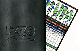 Izzo Golf Leather Scorecard Holder