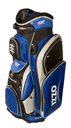 Golf Transporter Cart Bag - Black/Blue/Silver