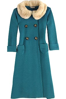 Exclusive wool double-breasted coat