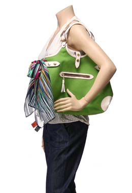 J&M Davidson Green Small Dylan Bag by J&M Davidson