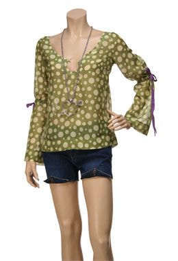 Polka Dot Tunic by J&M Davidson