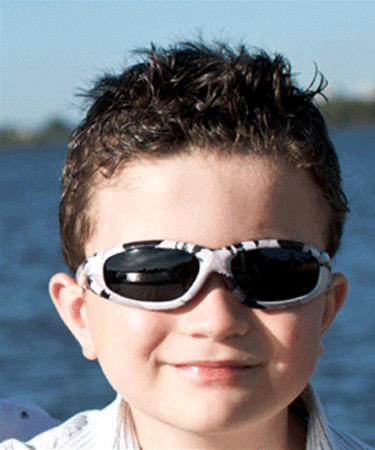J Banz Grey Camo Wraparound Sunglasses