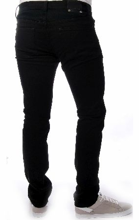 J Brand Mens Black Flynn/Phantom Jeans