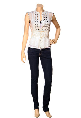 Slim Leg 8 Inch Mid Rise by J Brand