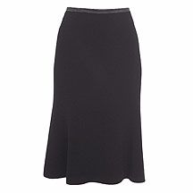 J by Jasper Conran Black ivory stitched skirt