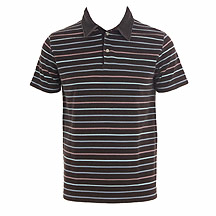J by Jasper Conran Chocolate stripe polo top