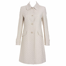 J by Jasper Conran Cream zig zag coat