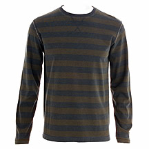 J by Jasper Conran Faded blue/beige stripe long sleeve top