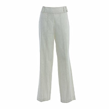 J by Jasper Conran Ivory pinstripe linen trousers