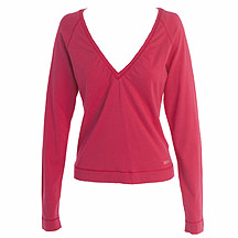 J by Jasper Conran Red long sleeve jersey top