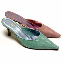 J by Jasper Conran Snake effect leather mule