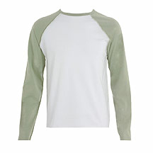 J by Jasper Conran White/green exposed seams top