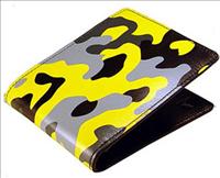 J. Fold Inc. Yellow Undercover Leather Wallet by