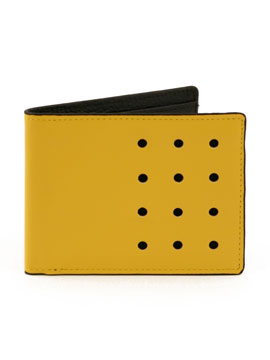 J Fold Yellow V Tweleve Wallet