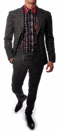 J Lindeberg Patrick Soft Red Windowpane Suit