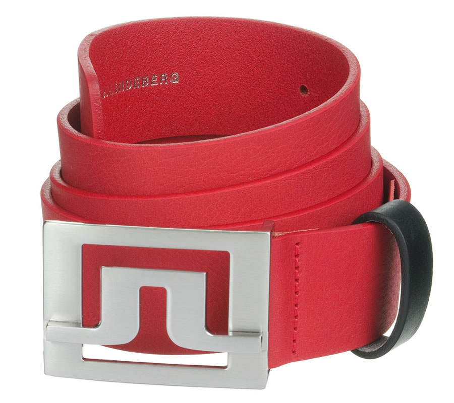 J Lindeberg Slater 40 Soft Leather Red