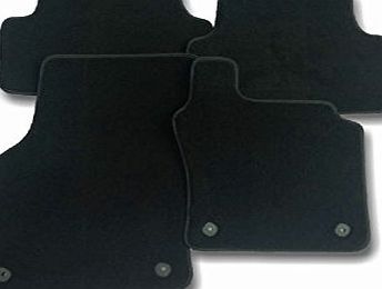J.R. Mats J.R.Car mats.Standard grade in black to fit Vauxhall Corsa D (2006-) with 4 Vauxhall Round clips in 