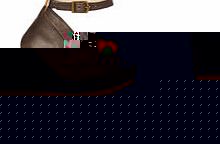 Womens Asta black leather wedges