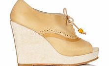 J Shoes Womens Kyra vacchetta leather wedges