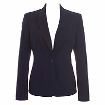 Black pinstripe jacket