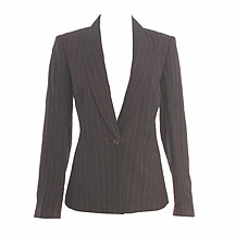 Brown pinstripe jacket