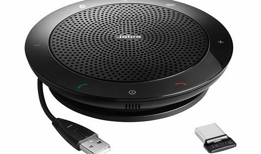 Jabra 7510-309 Speak 510 Plus USB Conference UC Speakerphone with Bluetooth and 360 Nano Dongle