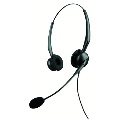 2100 Flexboom Duo Business Headset with Free Curly SmartCord
