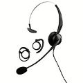 GN 2100 3 in 1 Mono Noise Cancelling Headset with Free Curly SmartCord