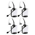 GN 9120 Flex Boom Noise Cancelling Wireless Headset- 4 Pack