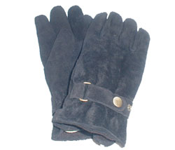 Jack & Jones Black suede gloves