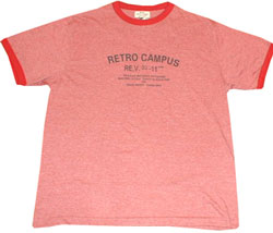 Double prong beltRETRO CAMPUS print t-shirt