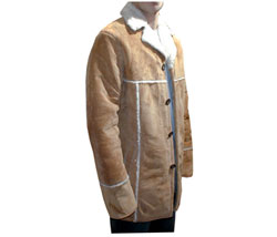 Jack & Jones Fake fur lined pigskin coat