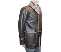 Jack & Jones Fur lined leather coat
