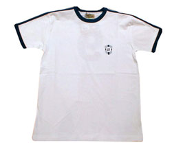 Jack & Jones Logo buckle beltBadge print football t-shirt