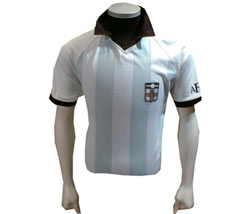 Short sleeved replica ARGENTINA football shirt