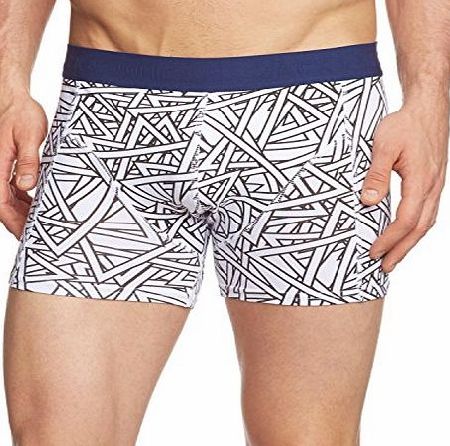  Mens Boxer Shorts - Multicoloured - Mehrfarbig (Black) - Small