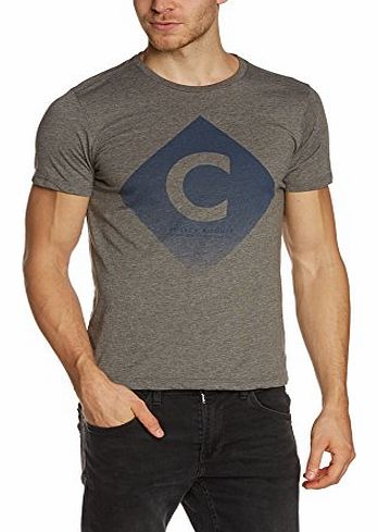  Mens Time Tee Ss Crew Neck Crew Neck Short Sleeve T-Shirt, Grey (Grey Melange), Medium