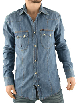 Jack and Jones Light Blue Denim Wicked Shirt