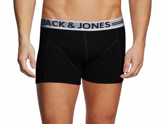 Jack and Jones Mens Sense Trunks Core NOOS 1-2-3 2014 Boxer Shorts, Black, Medium