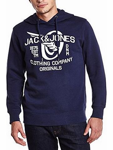 Mens BUY ALWAYS SWEAT HOOD 8 Plain Hooded Long Sleeve Hoodie Hoodie, Blue (Dress Blues/Slim), Medium