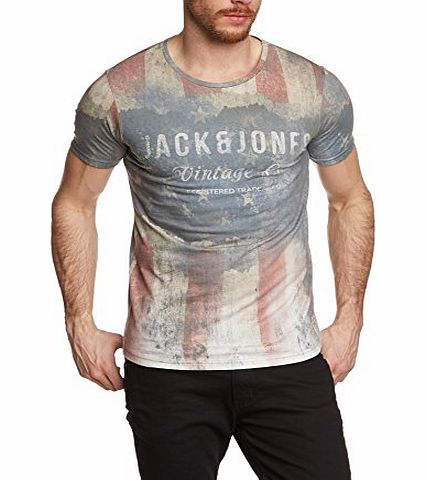  Mens Short Sleeve T-Shirt - Multicoloured - Mehrfarbig (Cloud Dancer) - Large