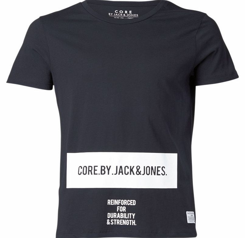 Mens Aqua T-Shirt Black